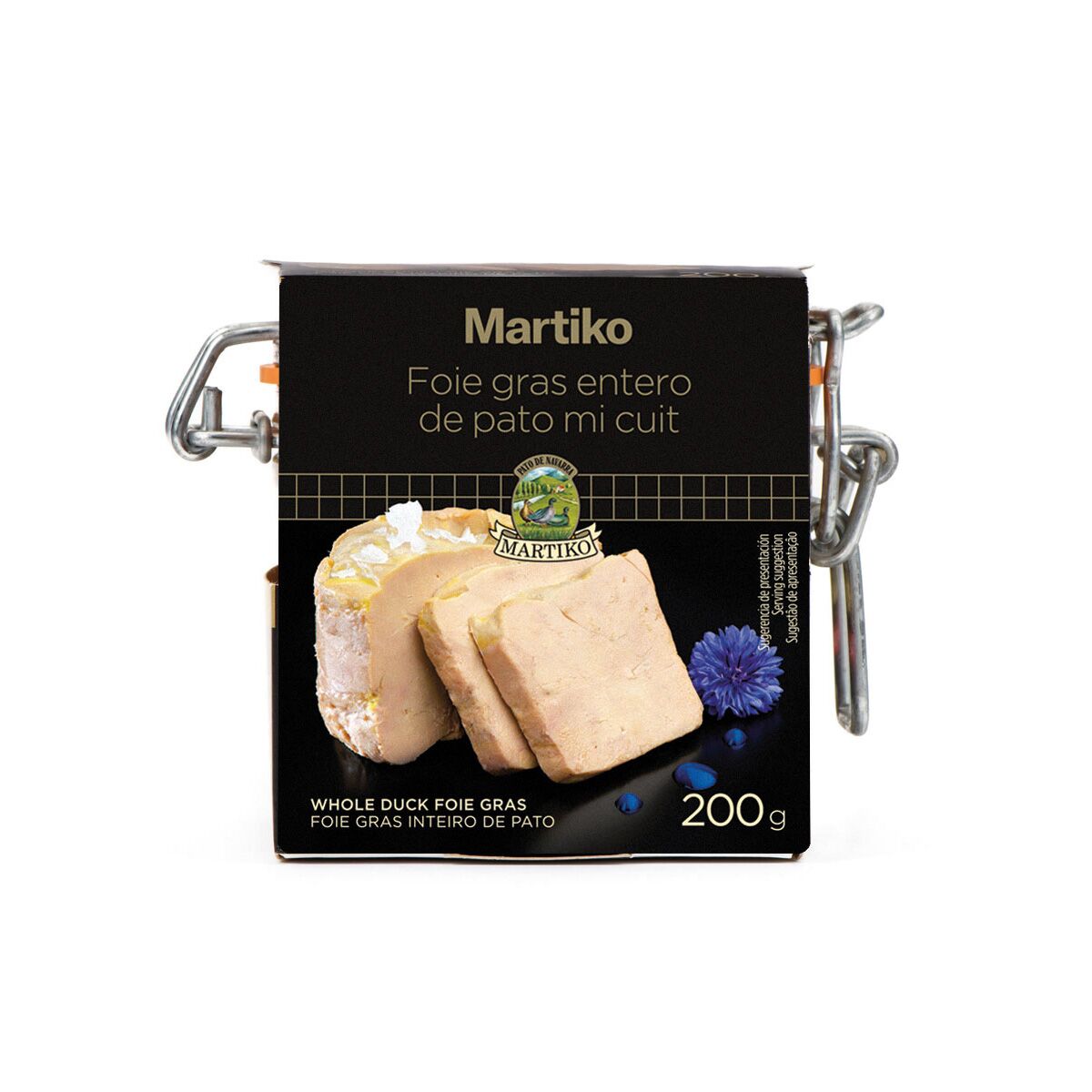 Foie gras entero de pato mi cuit 200 g