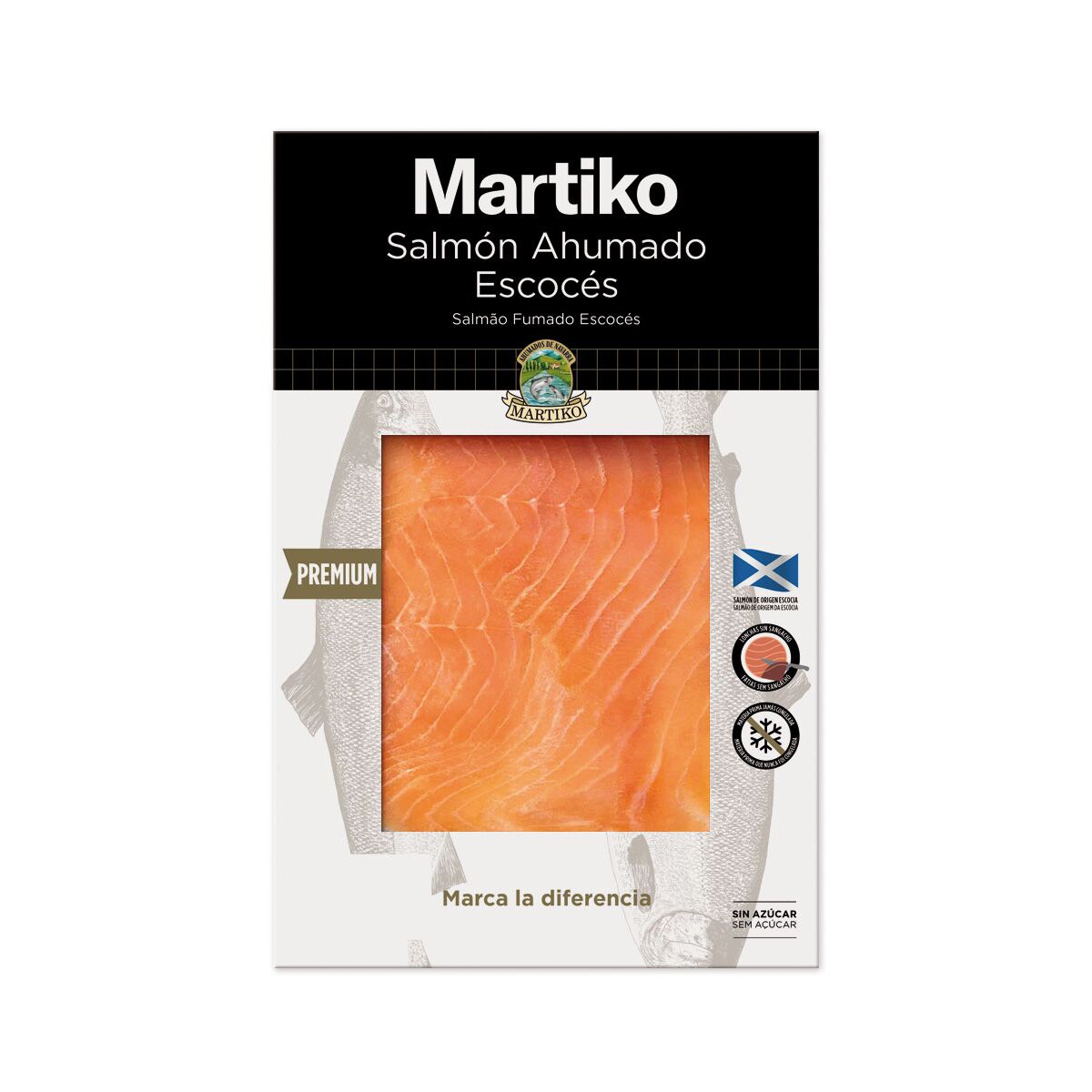 SALMÓN AHUMADO ESCOCES MARTIKO 80 G