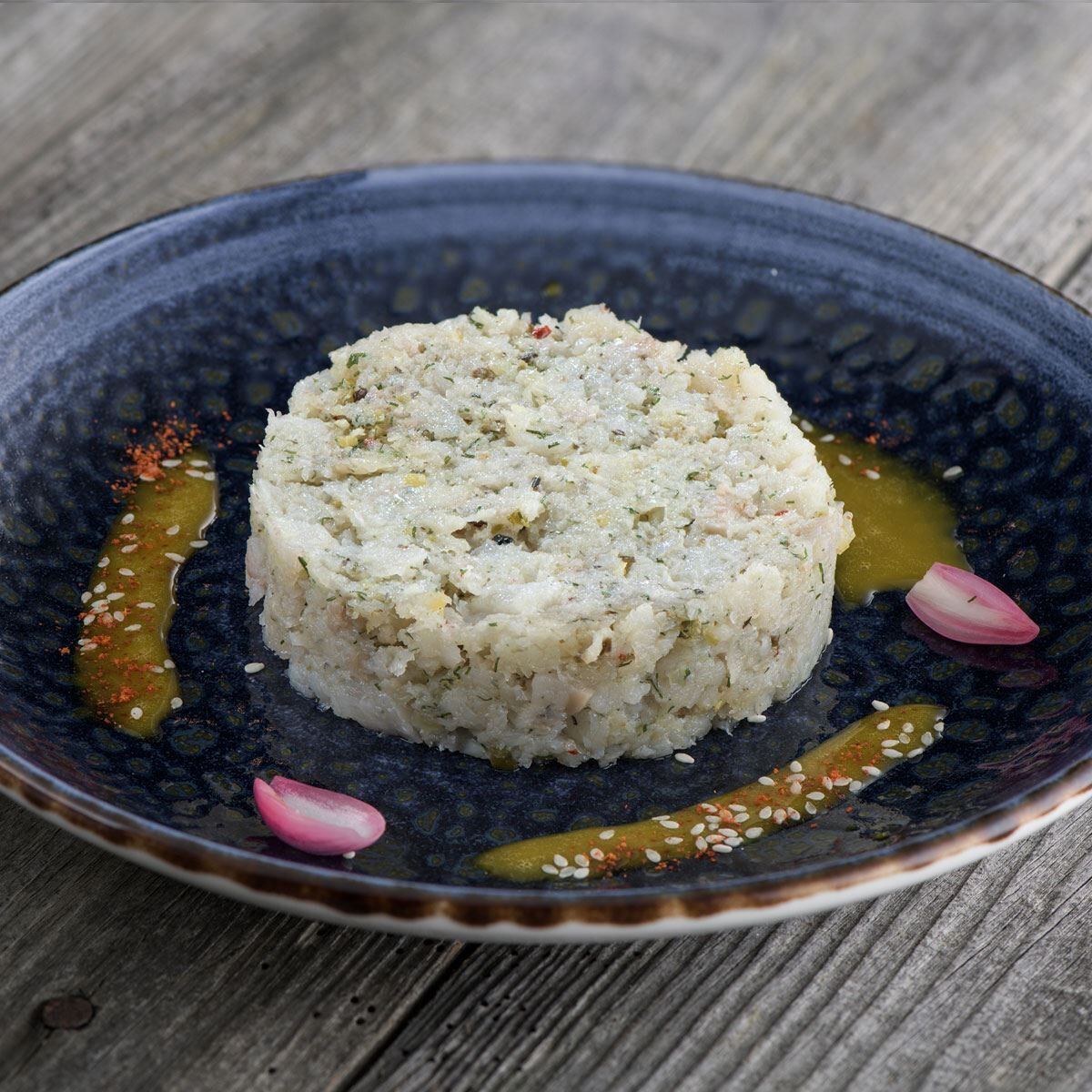 Tartar de bacalao ahumado Martiko