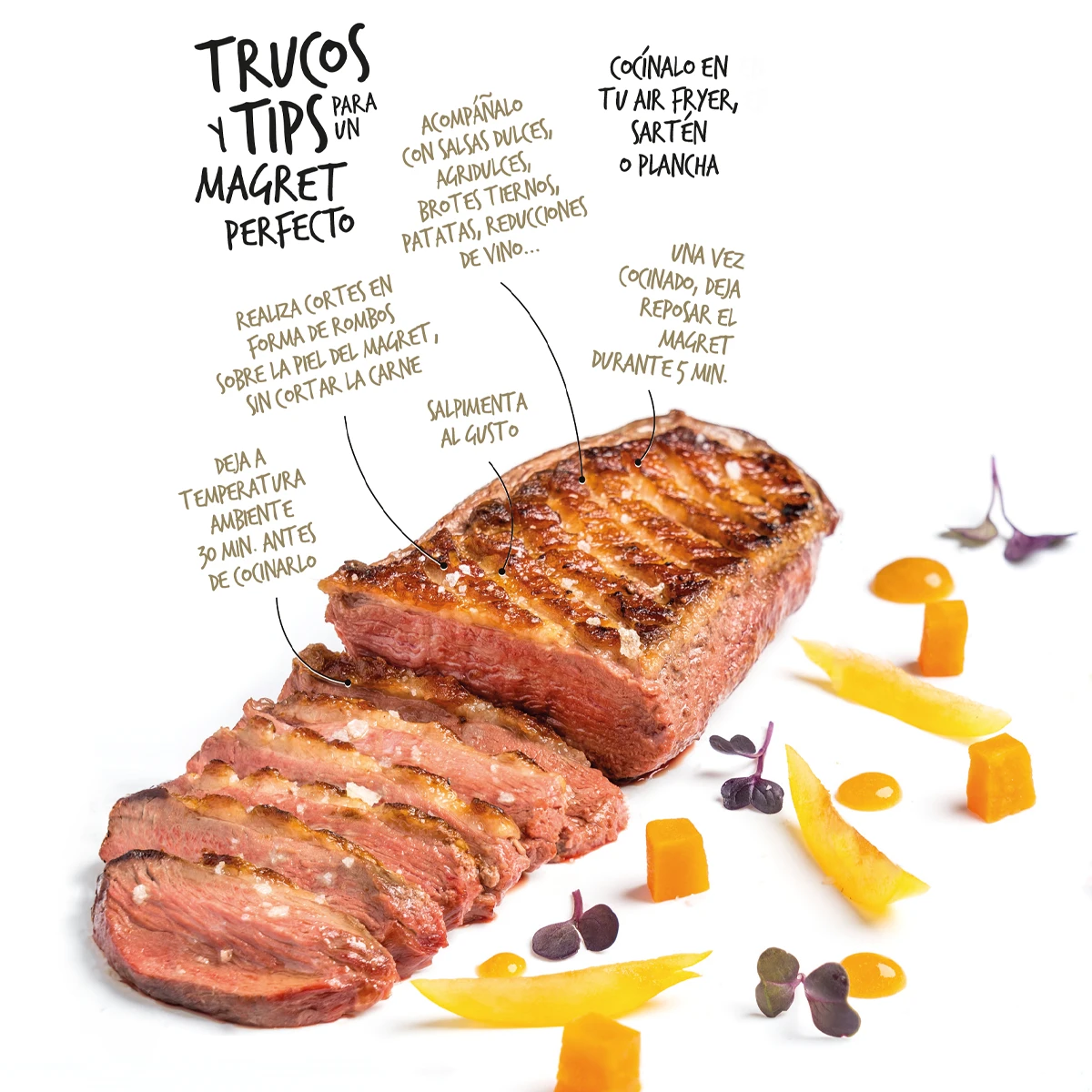 Magret de pato Martiko Consejos para su cocinado