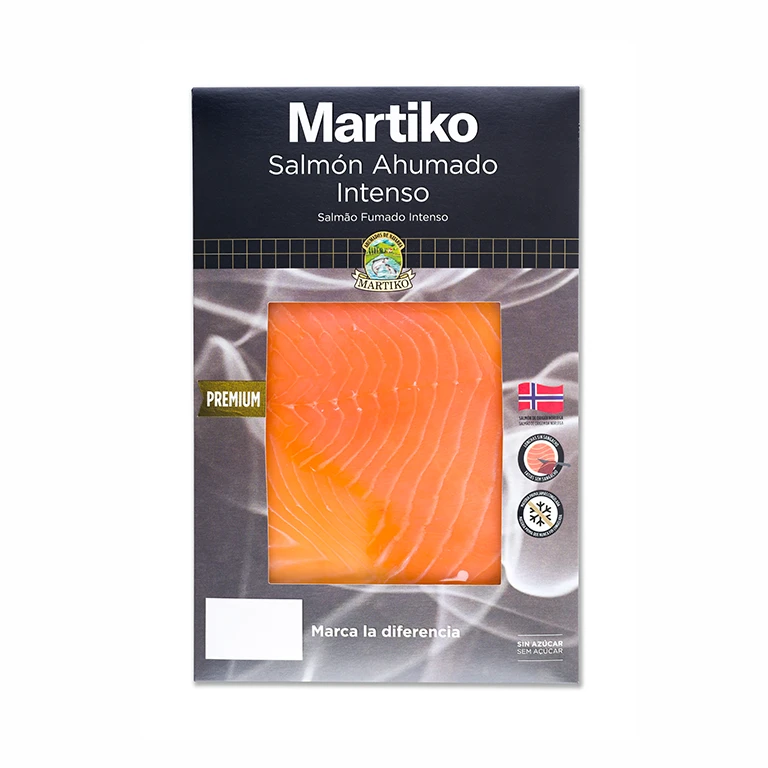 Salmón ahumado intenso Premium Martiko 80 g